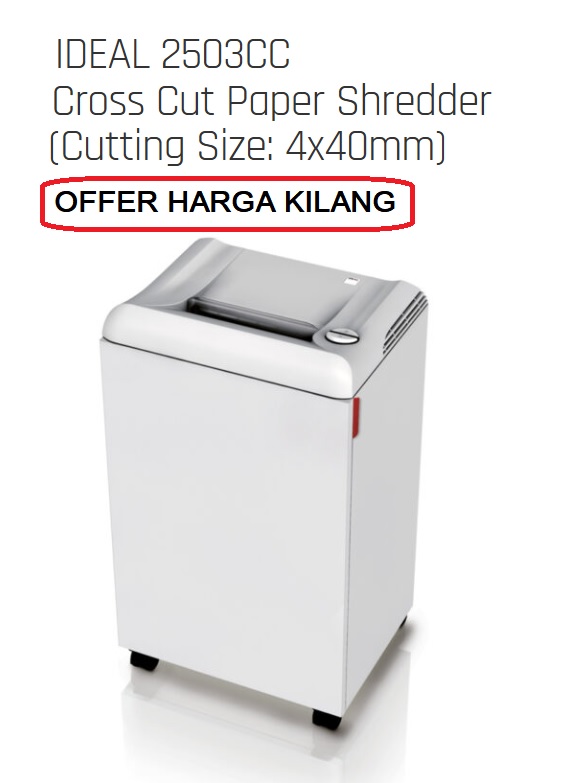IDEAL 2503CC PAPER SHREDDER