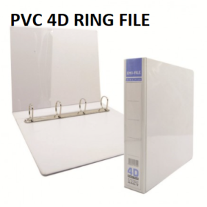 Pvc 4D Ring File 50MM White