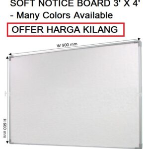 SOFT NOTICE BOARD 3′ X 4′