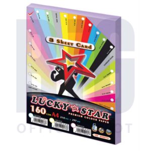 3 Sheet Card A4 160G Light Colour